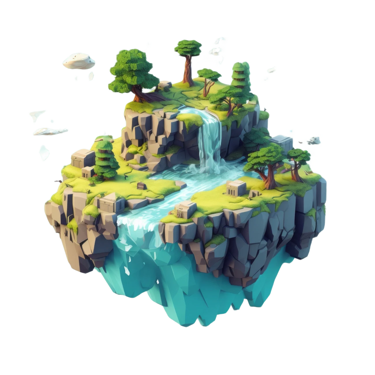 Play Victory Realm floating island world